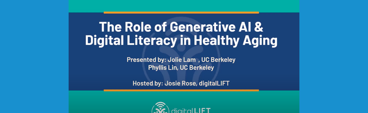 The role of generative ai and digital literacy in healthy aging - title slide